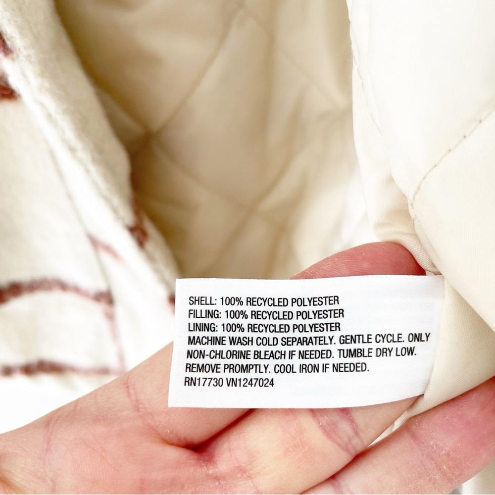 Universal Thread quilted oversized plaid shirt ja… - image 5